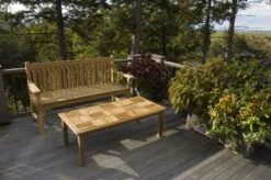 Basketweave Rectangular Table, Large -Bloomgear Garden Shop 36351 003v