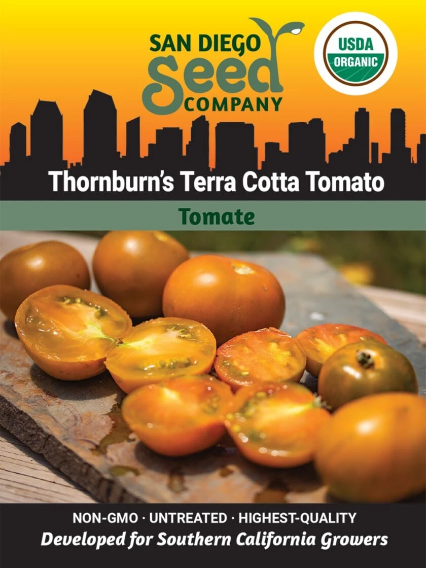 Tomato, Thornburns Terra Cotta Organic Seeds 1 Tomato, Thornburns Terra Cotta Organic Seeds