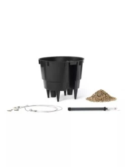 Lechuza® Nido Cottage Wicker Hanging Planter 7 Lechuza® Nido Cottage Wicker Hanging Planter -Bloomgear Garden Shop 8591154WT 001V tif