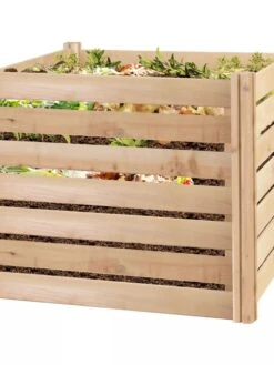 Cedar Wood Composter, 23 Cubic Feet -Bloomgear Garden Shop 8594623 02V tif