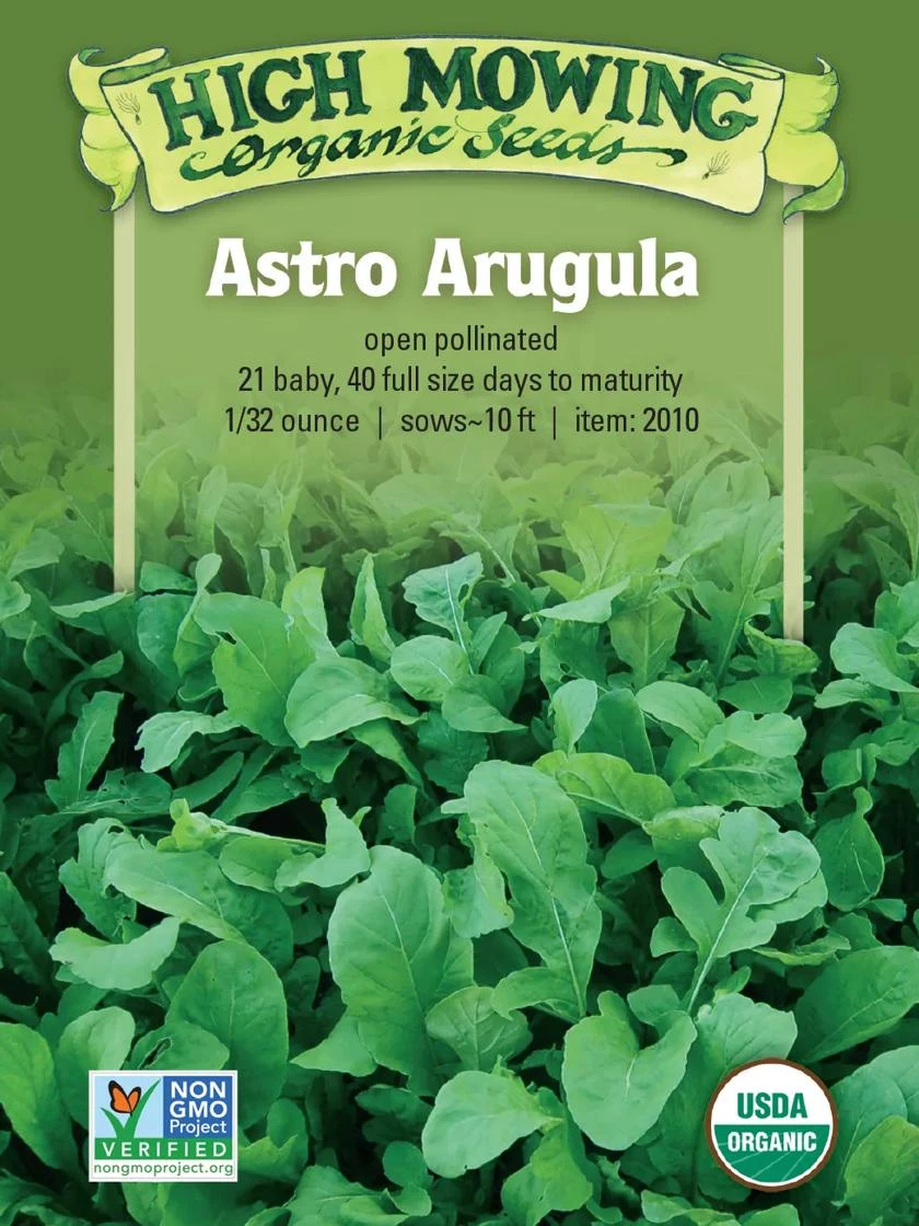 Astro Arugula Organic Seeds 1 Astro Arugula Organic Seeds