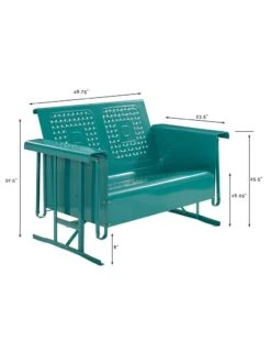 Crosley Bates Loveseat Glider -Bloomgear Garden Shop 8599629 02v