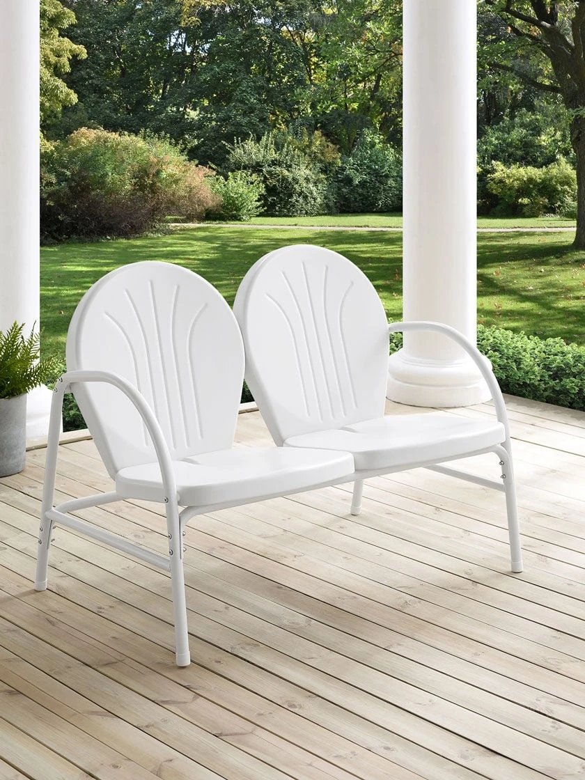 Crosley Griffith Metal Outdoor Loveseat 1 Crosley Griffith Metal Outdoor Loveseat