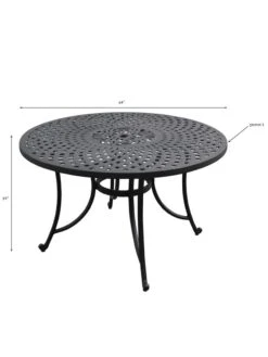 Crosley Sedona Cast Aluminum Dining Table -Bloomgear Garden Shop 8599661 01v