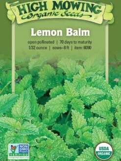 Lemon Balm Organic Seeds 5 Lemon Balm Organic Seeds -Bloomgear Garden Shop 8599880 02V tif