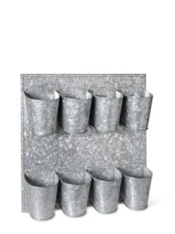 8 Pot Metal Wall Planter -Bloomgear Garden Shop 8609089 9665 tif
