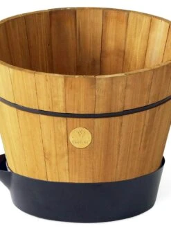 VegTrug® Build-a-Barrel Wooden Planter With Self-Watering Reservoir Tray, 18" 11 VegTrug® Build-a-Barrel Wooden Planter With Self-Watering Reservoir Tray, 18" -Bloomgear Garden Shop 8610253 01V tif