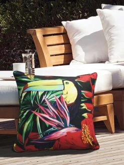 Outdoor Decor™ Floor Pillows, 24" X 24" -Bloomgear Garden Shop 8611118 105v trfl outdoor floor deco pillow 24x24 tropical flowers