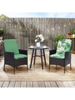Outdoor Decor™ Seat Pad High Back Cushions, 20" X 45" 14 Outdoor Decor™ Seat Pad High Back Cushions, 20" X 45" -Bloomgear Garden Shop 8611125 106v grli outdoor seat pad high back cushions 20x45 green lily