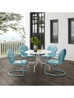 Crosley Tulip 5-piece Outdoor Dining Set -Bloomgear Garden Shop 8611578 bl 01v