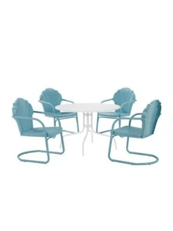 Crosley Tulip 5-piece Outdoor Dining Set -Bloomgear Garden Shop 8611578 bl 03v