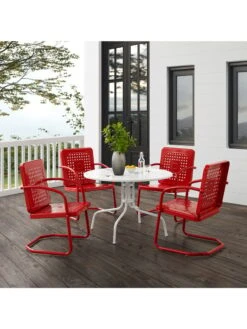 Crosley Bates 5-piece Outdoor Dining Set -Bloomgear Garden Shop 8611581 rd 01v