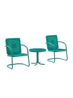 Crosley Bates 3-piece Outdoor Dining Chair Set -Bloomgear Garden Shop 8611583 tu 15v