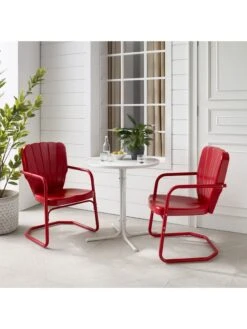 Crosley Ridgeland 3-piece Outdoor Bistro Set -Bloomgear Garden Shop 8611594 rd 17v