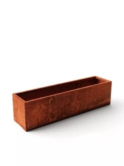 Veradek Metallic Series Corten Steel Window Box Planter, 36" -Bloomgear Garden Shop 8611609 05V tif