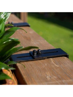 Veradek Metallic Series Corten Steel Railing Planters -Bloomgear Garden Shop 8611611 01v