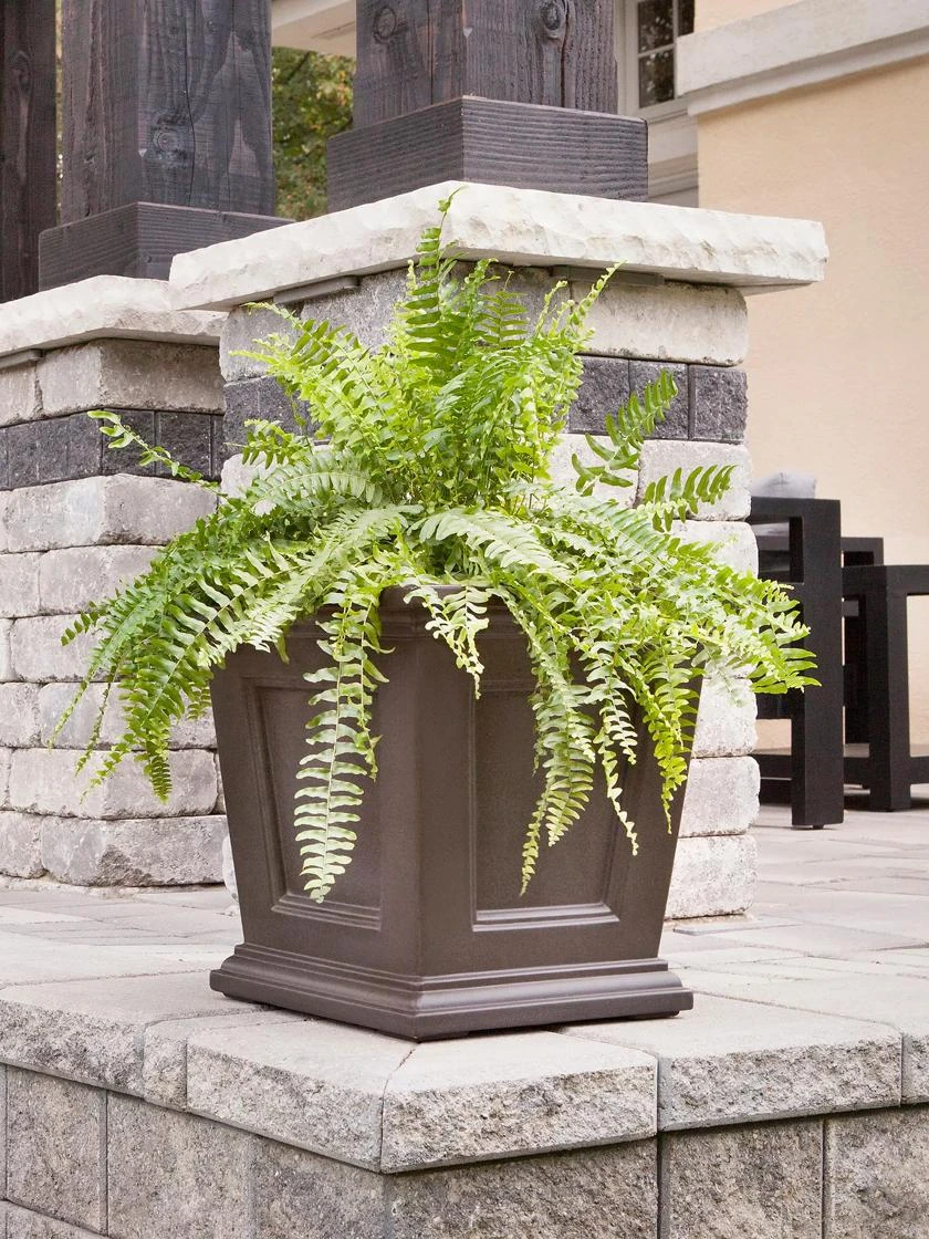 Fairfield Self-Watering Square Planter, 16” X 16” 2 Fairfield Self-Watering Square Planter, 16” X 16” - Image 2