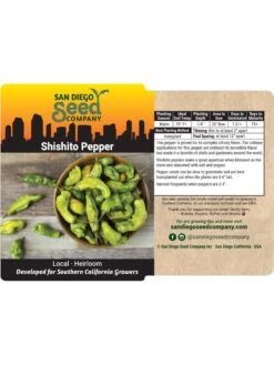 Shishito Pepper Organic Seeds -Bloomgear Garden Shop 8611910 02v
