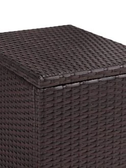 Crosley Palm Harbor Outdoor Wicker Rectangular Side Table -Bloomgear Garden Shop 8611950 02v