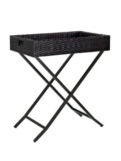 Crosley Palm Harbor Outdoor Wicker Butler Tray -Bloomgear Garden Shop 8611951 06v