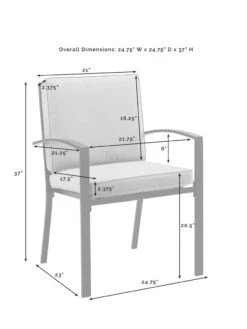 Crosley Kaplan Dining Set -Bloomgear Garden Shop 8611954 11v