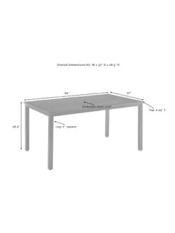 Crosley Kaplan 5Pc Outdoor Dining Set With Swivel Chairs -Bloomgear Garden Shop 8611955 10v