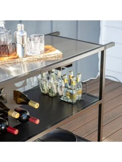 Veradek Stainless Steel Outdoor Kitchen Series Bar Cart 17 Veradek Stainless Steel Outdoor Kitchen Series Bar Cart -Bloomgear Garden Shop 8612470 14v