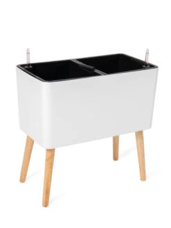 Ava Self-Watering Rectangular Planter -Bloomgear Garden Shop 8612691 218 ava self watering rectangular planter white