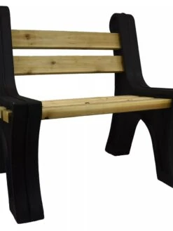 Custom Length Lightweight Indoor Or Outdoor Bench Ends -Bloomgear Garden Shop 8612857BK 10V tif