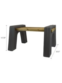 Custom Length Lightweight Indoor Or Outdoor Backless Bench Ends -Bloomgear Garden Shop 8612858gy 06v