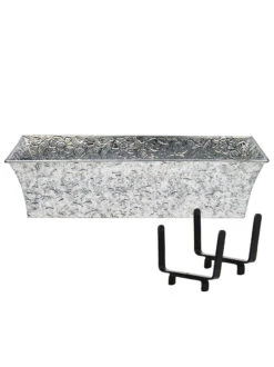 Achla Designs Handrail Flowerbox Bracket Kit For Rail -Bloomgear Garden Shop 8612883 01v achla designs handrail flowerbox bracket kit for 2x4 inch rail