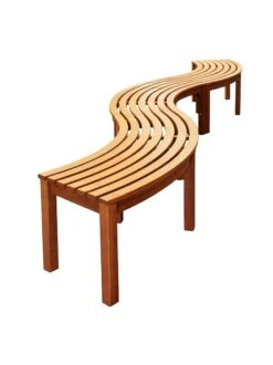 Achla Designs Curved Backless Bench 7 Achla Designs Curved Backless Bench -Bloomgear Garden Shop 8612910 05v